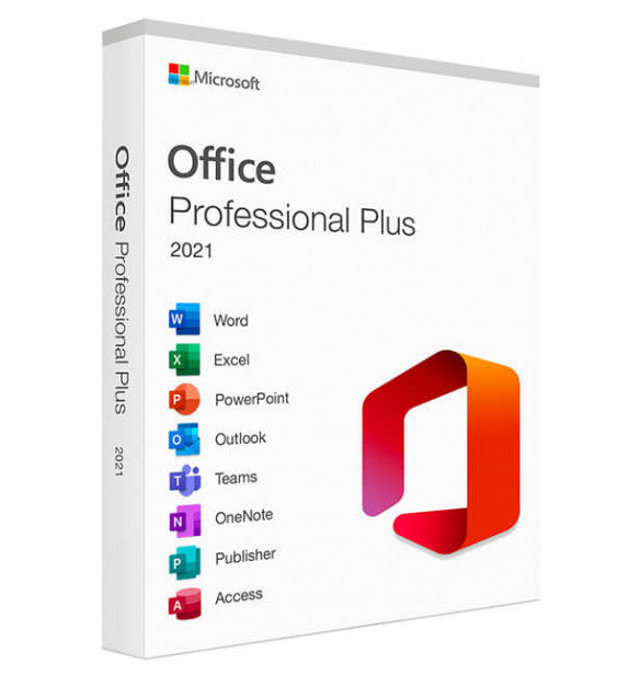 Microsoft Office 2021 Pro Plus 32/64 Bit Lifetime License Genuine